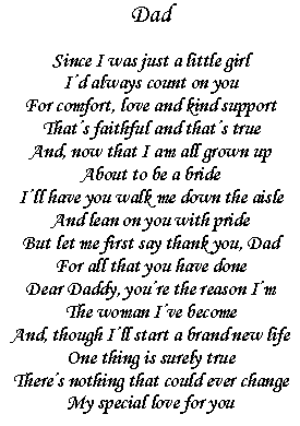 Poems To Dad